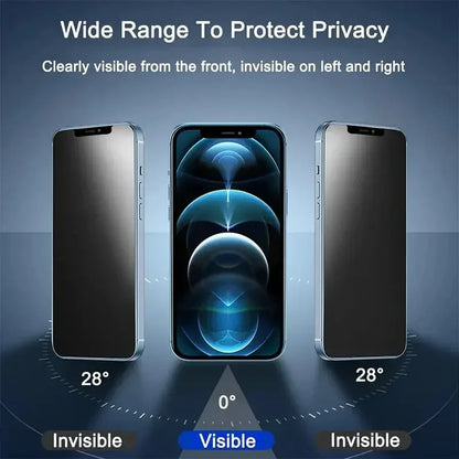 1-5PCS Anti-Spy Glass for iPhone 15 14 13 12 11 Pro Max Mini X XS XR 7 8 6 Plus Privacy Screen Protector For iPhone 17 16 17Air