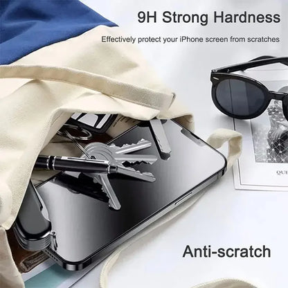 1-5PCS Anti-Spy Glass for iPhone 15 14 13 12 11 Pro Max Mini X XS XR 7 8 6 Plus Privacy Screen Protector For iPhone 17 16 17Air