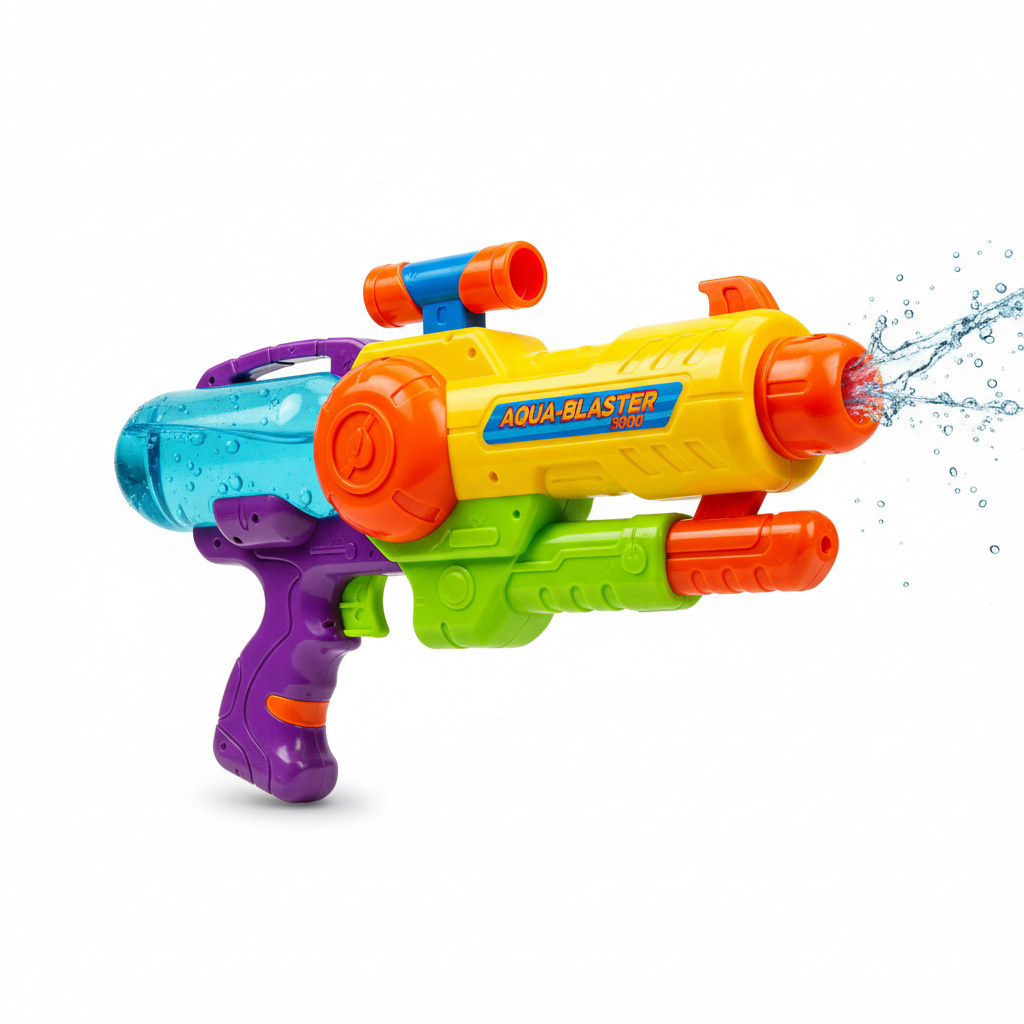 Pistola de Agua de Alta Presión para Niños